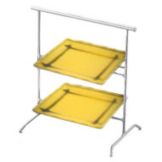 Dover European Metalworks Steel Coloma Stand w/ 2 Mustard Plates