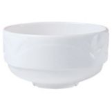 Steelite Distinction Bianco White Unhandled Stackable 10 Oz. Soup Cup