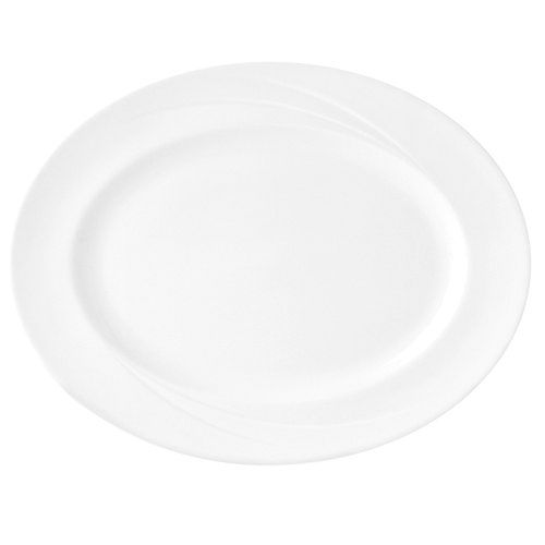 Steelite Distinction Alvo White 8" Oval Platter