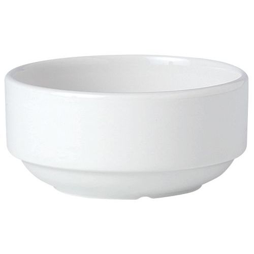 Steelite Performance Simplicity White Stackable 10 Oz. Soup Bowl