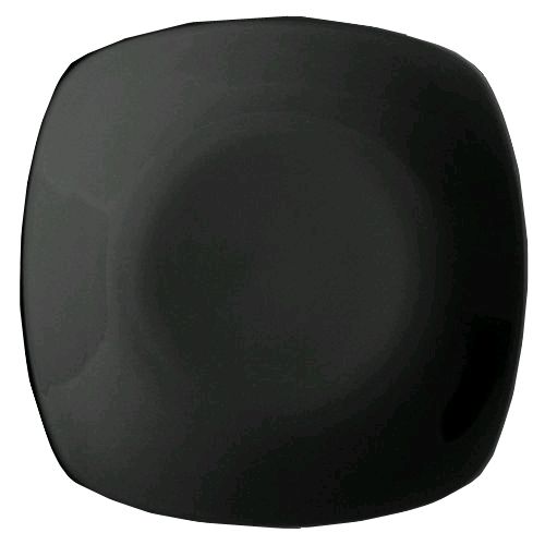 Steelite Distinction Contour Dusk Black 9" Square Plate