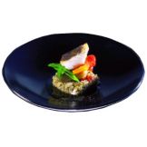 Steelite Distinction Contour Dusk Black 8-3/4 Oz Contour Dusk Bowl