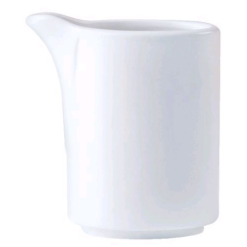 Steelite Distinction Monaco Vogue White 2.5 Oz Creamer Jug