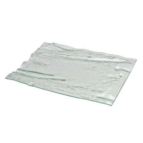 Steelite Creations Ice Buffet 19 x 15-3/4" Platter w/ Flat Well