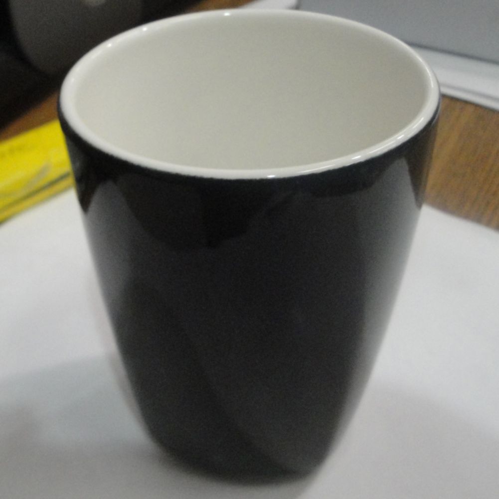 Steelite Onyx Black Outside / White Inside Mug