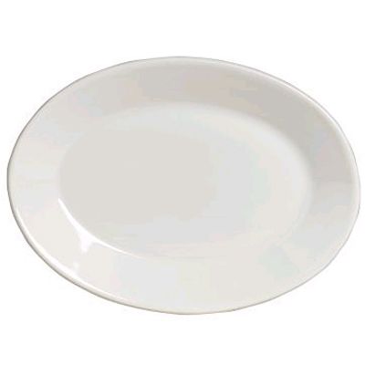 Steelite Anfora American Basics Rolled Edge 13-1/2" Oval Platter