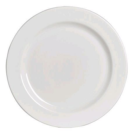 Steelite Anfora American Basics Rolled Edge 6-1/4" Rimmed Plate