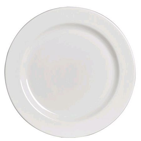 Steelite Anfora American Basics Rolled Edge 12-1/4" Rimmed Plate