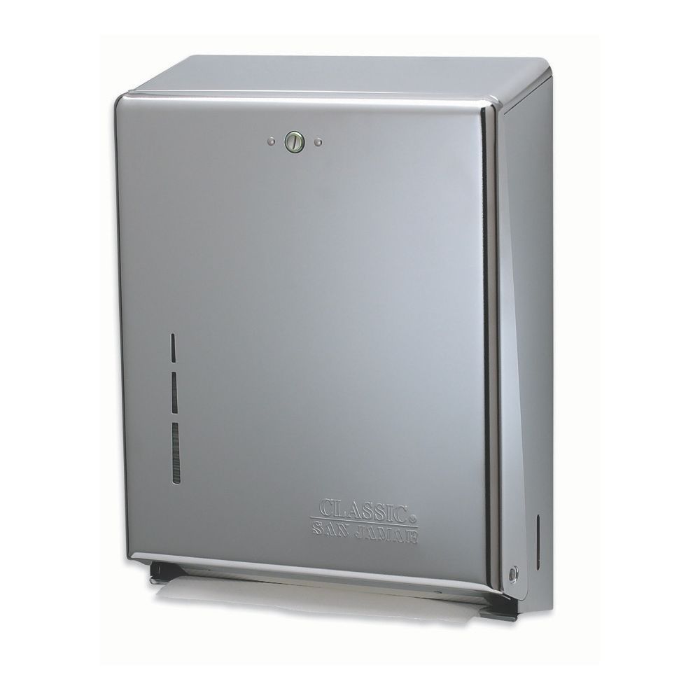 San Jamar&reg; Chrome Paper Towel Dispenser