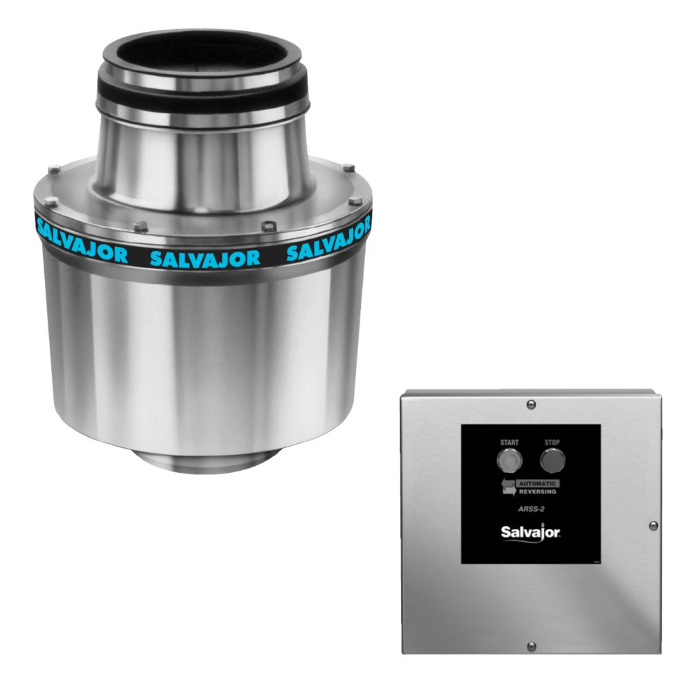 Salvajor 2-HP Disposer w/ 6-1/2" Sink Assembly and RSS-2 Control