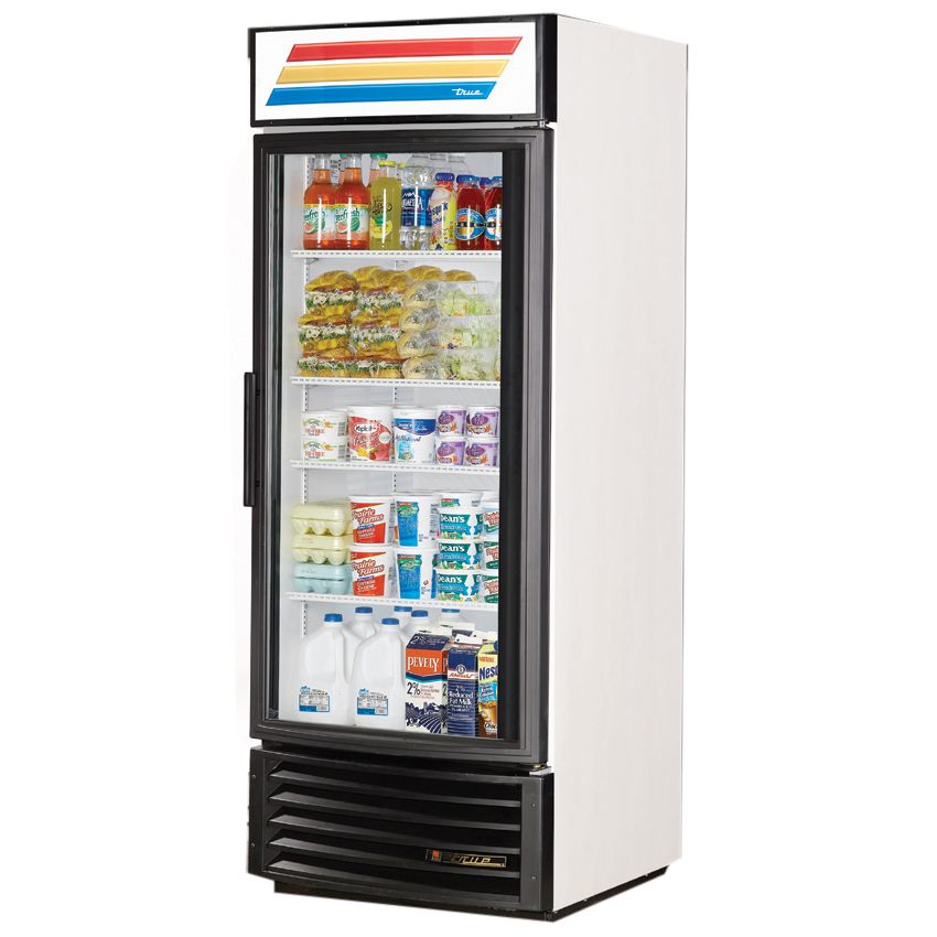 True&reg; Glass Swing Door Radius Front Refrigerator, 26 Cubic Ft