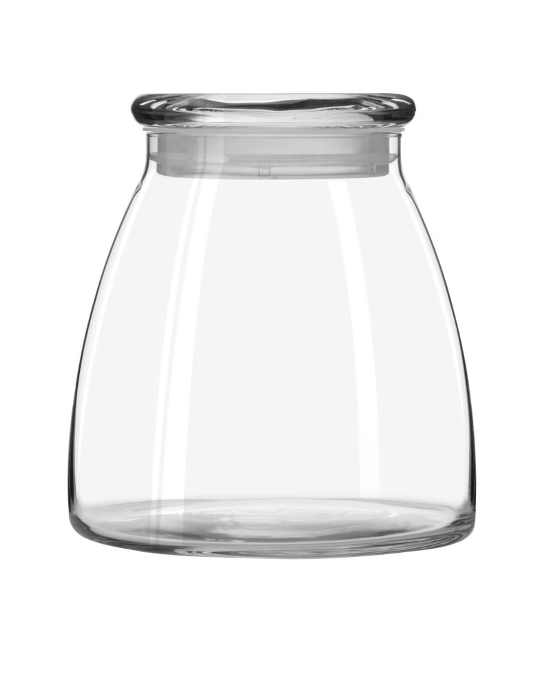 Libbey® 71367 62 Oz Vibe Jar Lid - 4 / CS 71367 | Glass Canisters Jars ...