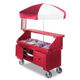Cambro&reg; Camcruiser&reg; Vending Cart w/ 4 Food Pan Wells