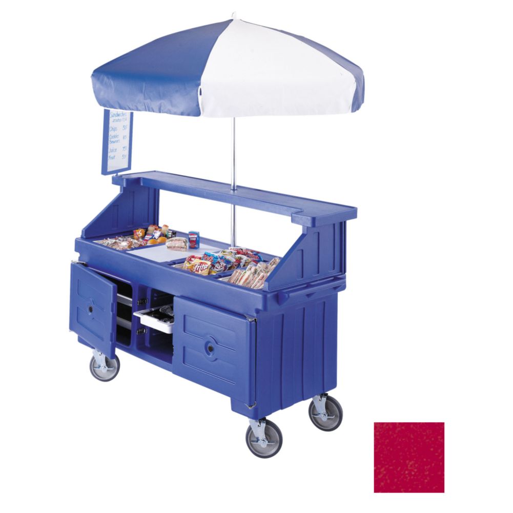 Cambro&reg; Camcruiser&reg; Vending Cart w/ 4 Food Pan Wells