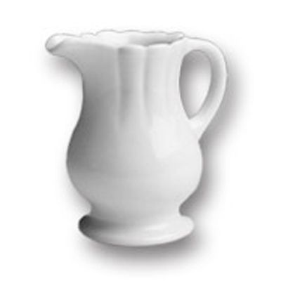 Hall&reg; China White 4-1/2 Oz. Flared Creamer