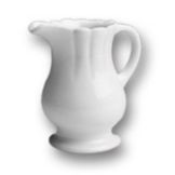 Hall&reg; China White 4-1/2 Oz. Flared Creamer