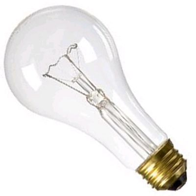 Clear Incandescent Bulb, 150W
