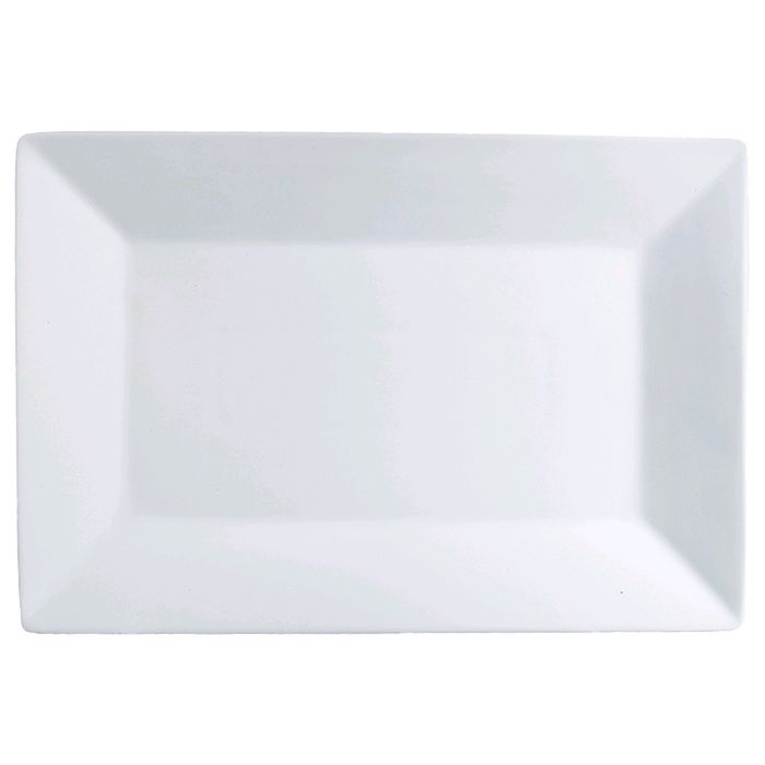Cardinal Arcoroc Mix Up White Porcelain Rectangle Plate