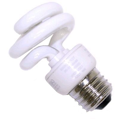 Compact Fluorescent Screw-In Bulb, 9W