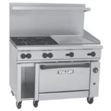 Vulcan Hart Endurance S/S 48" Gas Restaurant Range w/ 4 Burners