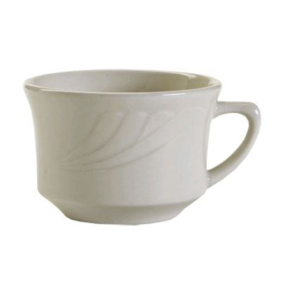 Tuxton&reg; Monterey 7 Oz. Eggshell Short Cup
