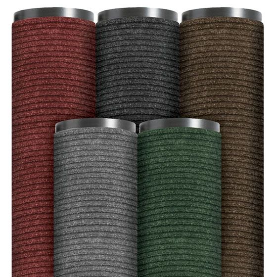 Superior Heritage Brown Ribbed 3' x 5' Indoor / Outdoor Mat