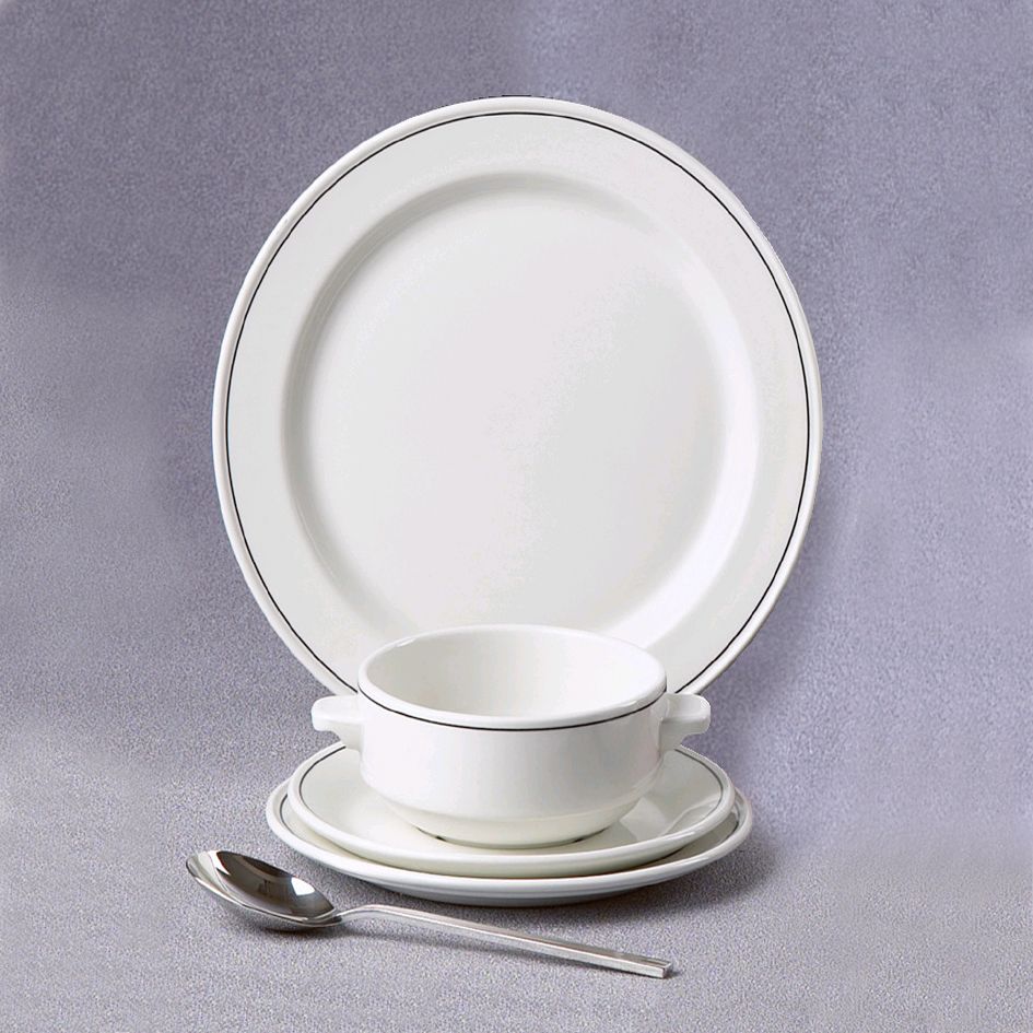 Steelite Performance Simplicity Black Line Madison Sugar Pot Lid