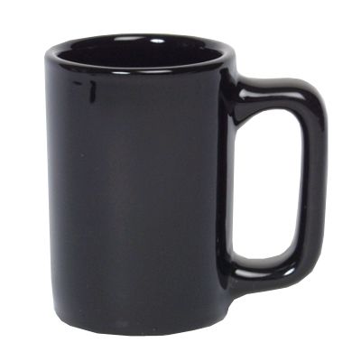 Tuxton&reg; 10 Oz. Black Texan Mug