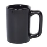Tuxton&reg; 10 Oz. Black Texan Mug