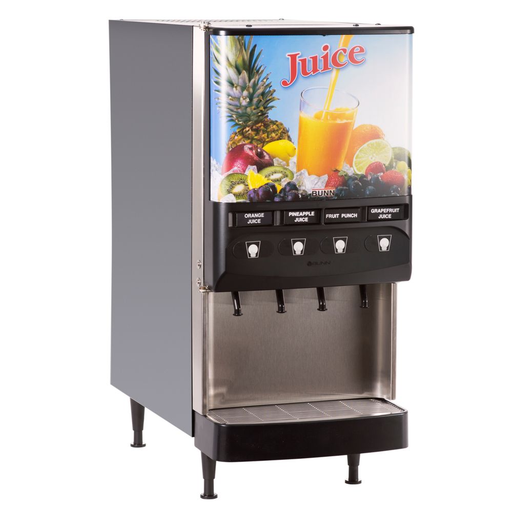 BUNN® 37300 JDF-4S 4-Flavor Gourmet Cold Beverage System