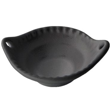 Bugambilia Black Resin Coated 7.44 Oz Mexican Cazuela #1