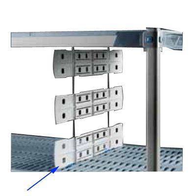 Metro&reg; MetroMax iQ&reg; 18 x 20 Shelf-To-Shelf Full High Divider