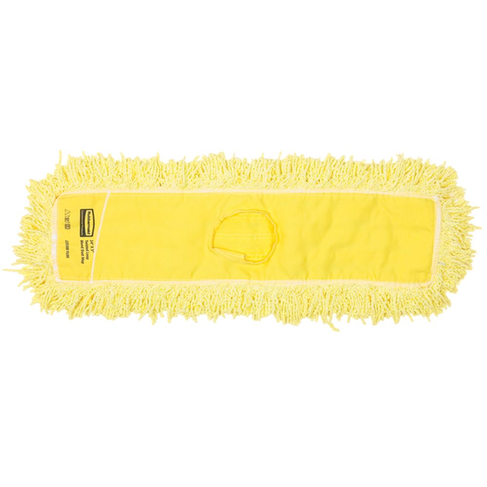 Rubbermaid Yellow Twisted Loop Blended 24" Dust Mop