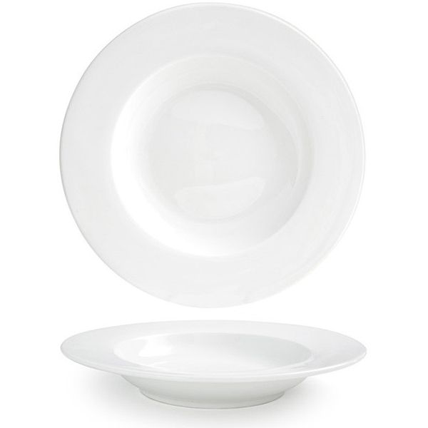 Front Of The House&reg; 10" White Monaco Bowl