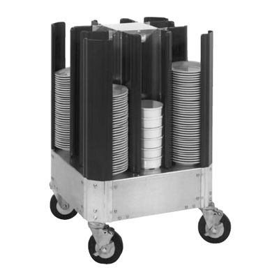 Cres Cor&reg; Aluminum Poker Chip Design Non-Adjustable Dish Dolly