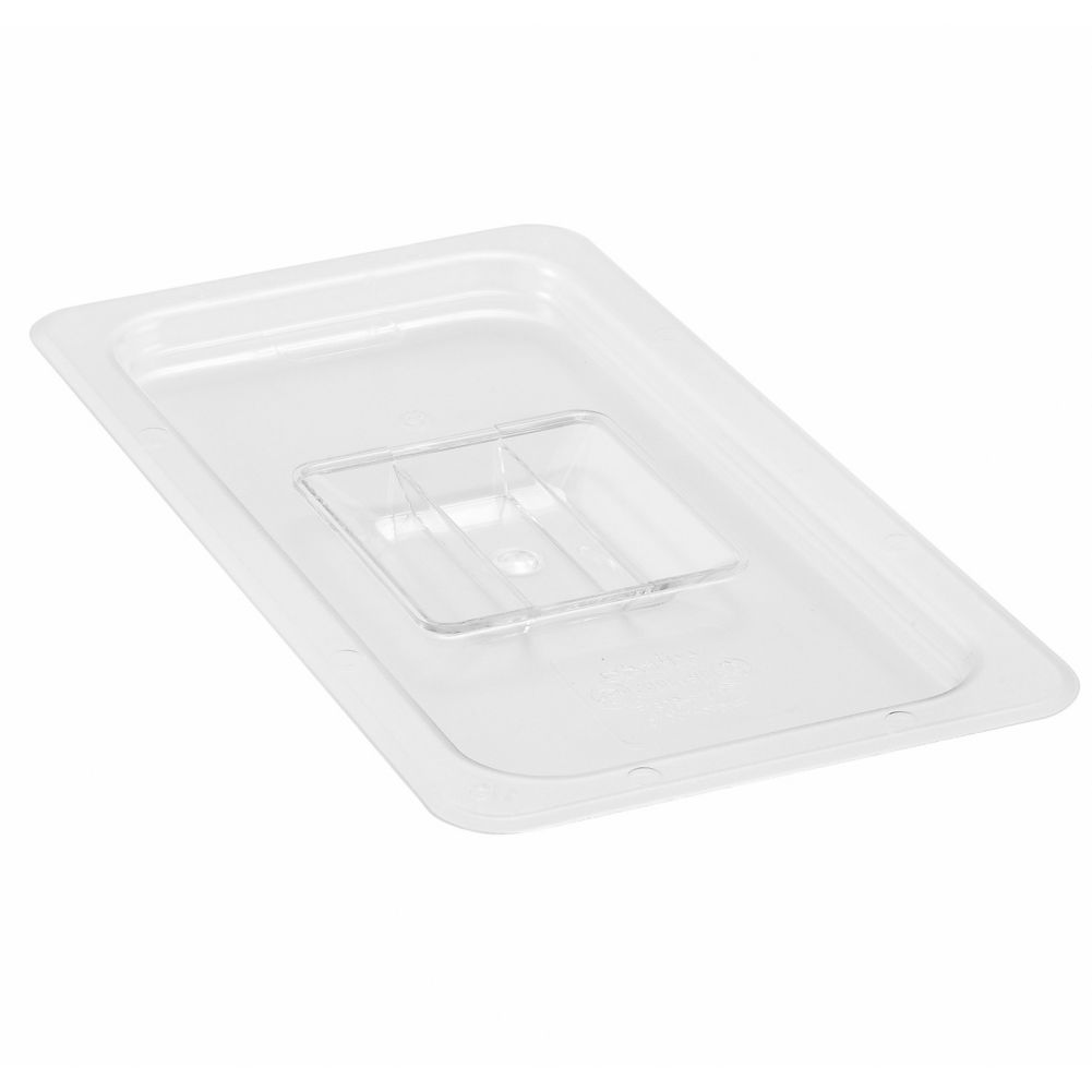 Update International Clear PC Third Size Food Pan Cover w/ Handle
