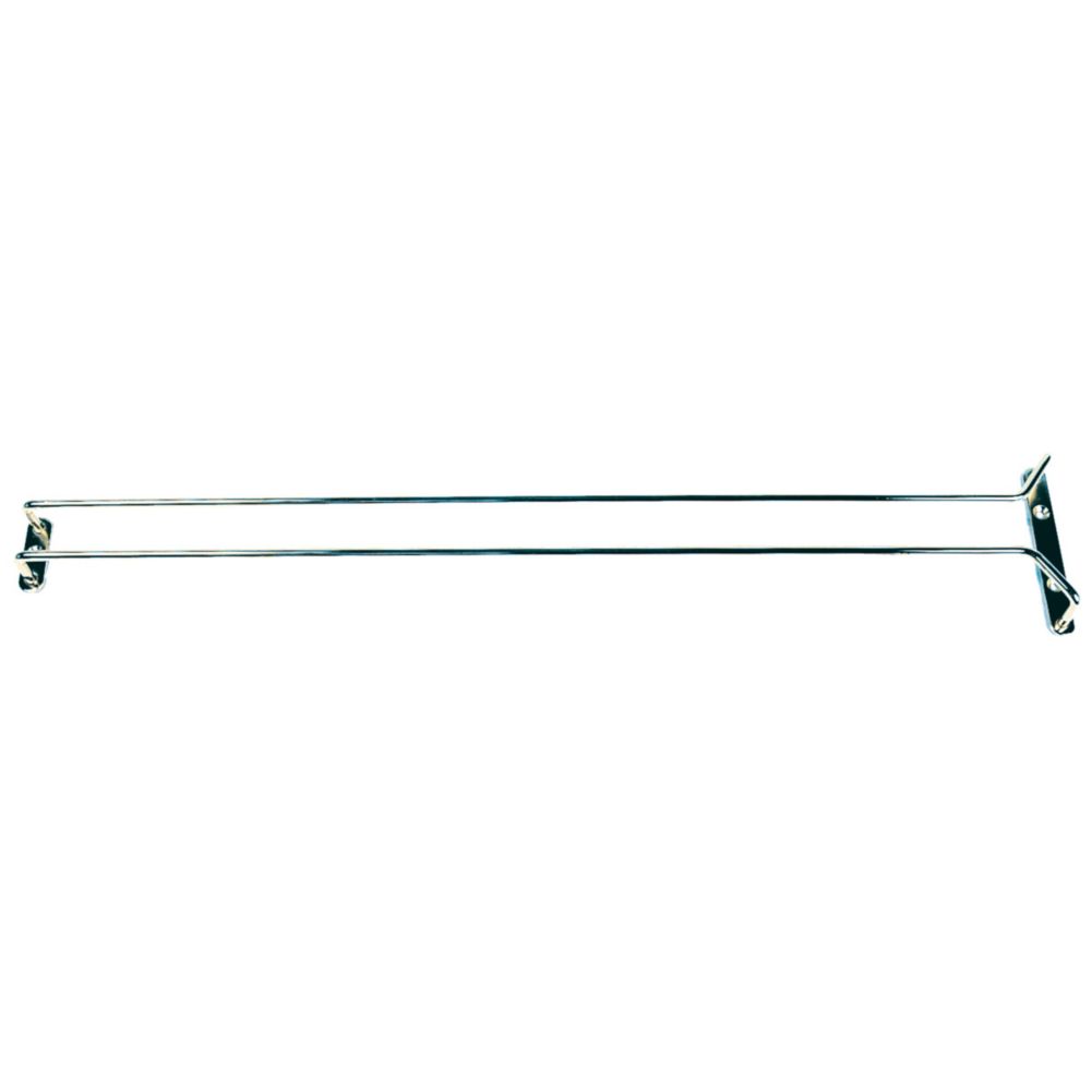 Update International Chrome Plated 24" Glass Hanger