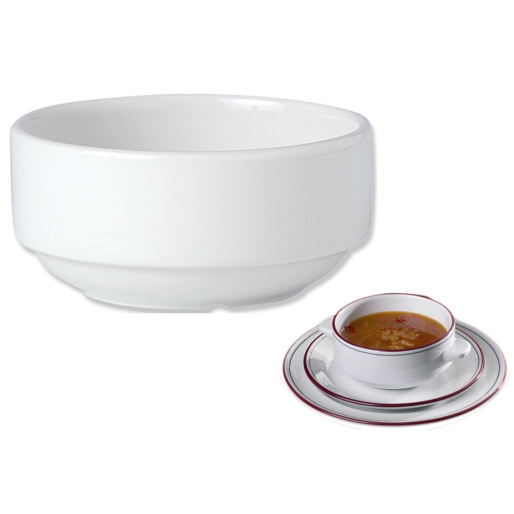 Steelite Performance Simplicity Cabernet Stackable 10 Oz. Soup Cup