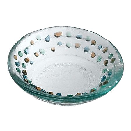 Bon Chef Pebbles Collection 6" Round Glass Bowl