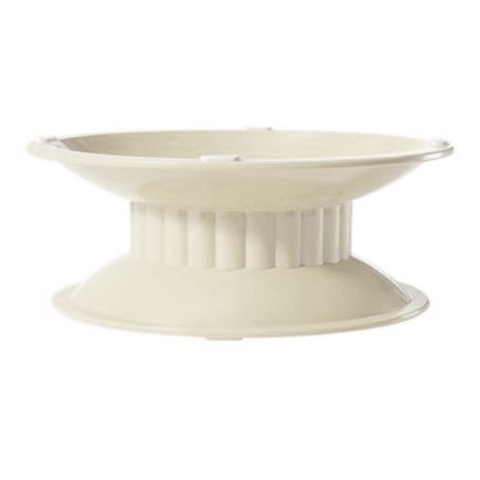 G.E.T. Ivory Presentation & Display 3"H Pedestal