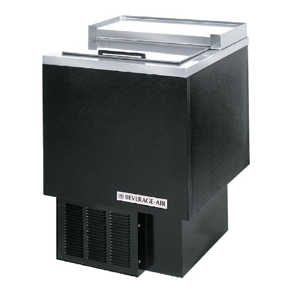 Beverage-Air 35" Black Flat Top Bottle Cooler