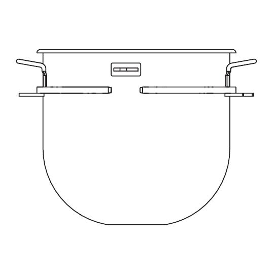 Berkel Stainless Steel 20 Qt Bowl for FMS30 Mixer