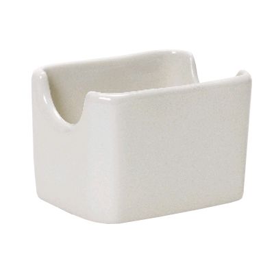 Tuxton&reg; Eggshell Sugar Packet Holder