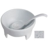 Bugambilia Small Molcajete, Marble White