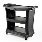 Rubbermaid Executive Black Service Cart