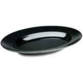 Delfin 3 Qt. Black Pacific Rim Oval Bowl