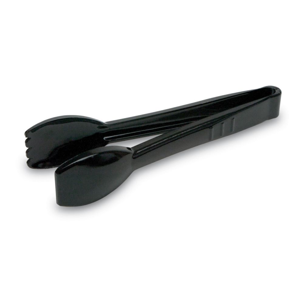 Delfin 9" Black Serving Tongs