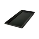 Delfin 33" x 16" x 1.5" Black Large Scale Tray