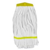 Yellow Knit Cotton Twist-On Mop Head w/ Scouring Pad Insert