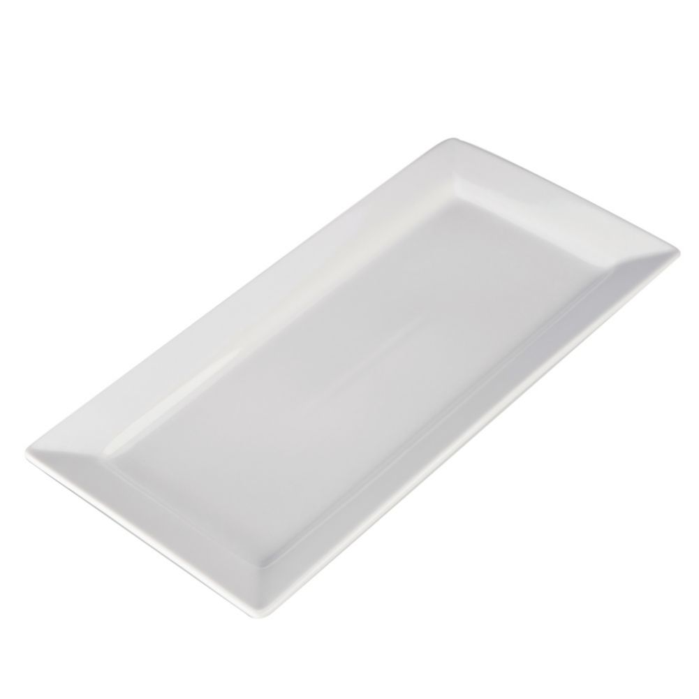 White Rectangular Platter, 18" x 11"